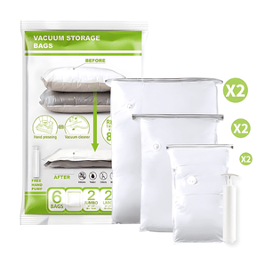 Set de bolsas al vacío plano (6 bolsas más succionador de aire)